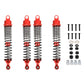 RCAWD RC Shock Absorber 100mm for 1/10 HSP RGT Himoto Redcat RC Damper Set with Springs Full Aluminum Alloy Upgrade Parts Hop Up