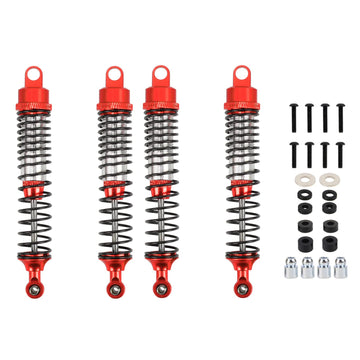 RCAWD RC Shock Absorber 100mm for 1/10 HSP RGT Himoto Redcat RC Damper Set with Springs Full Aluminum Alloy Upgrade Parts Hop Up