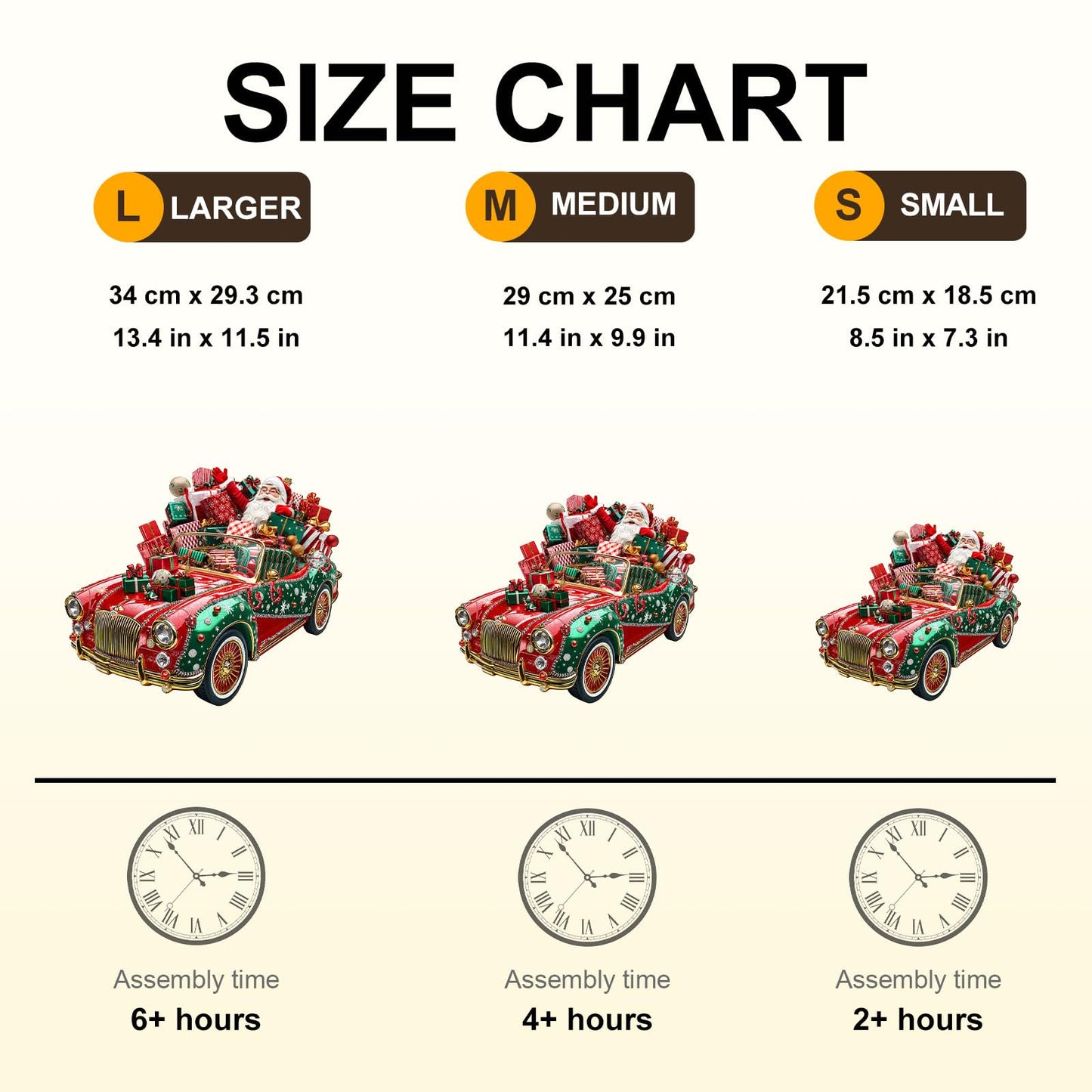 Jigfoxy Wooden Puzzle for mature-themeds  Crazy Christmas Jigsaw Puzzles for mature-themed  Unique Animal Shape Wood Cut Puzzles  Christmas Thanksgiving Gifts for Friends Family (M-11.4 * 9.9in-145pcs)