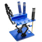 RC Car Work Stand Aluminum Repair Workstation Lift Lower with Screw Tray for Traxxas TRX4 Axial Arrma Redcat Losi 1/8 1/10 1/12