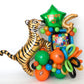 Giant Tiger Balloons 40 Inch Tiger Shaped Balloons Woodland Tiger Balloons For Jungle Safari Themed Kids Birthday Party Decorati