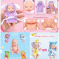 Tisden 4 Inch Mini Baby Dolls 6Pcs Set Realistic Baby Dolls Toys With Cute Handmade Doll Clothes For Suitability Kids 3 And Up (
