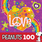 Roseart - Peanuts - Woodstock Love - 100 Piece Jigsaw Puzzle For Kids And Adults