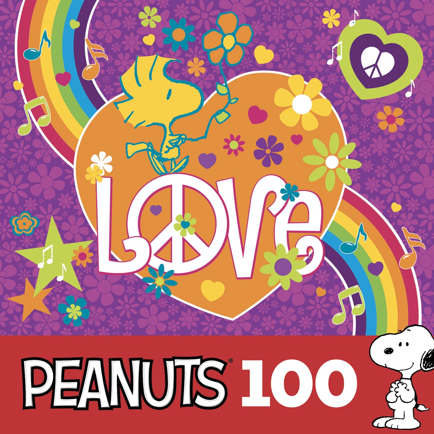 Roseart - Peanuts - Woodstock Love - 100 Piece Jigsaw Puzzle For Kids And Adults