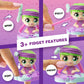 WowWee Fashion Fidgets Sensory Toy Dolls - Multicolored Push Pop Fidget Toy Pack of 2 for Kids, Anxiety & Stress Relief