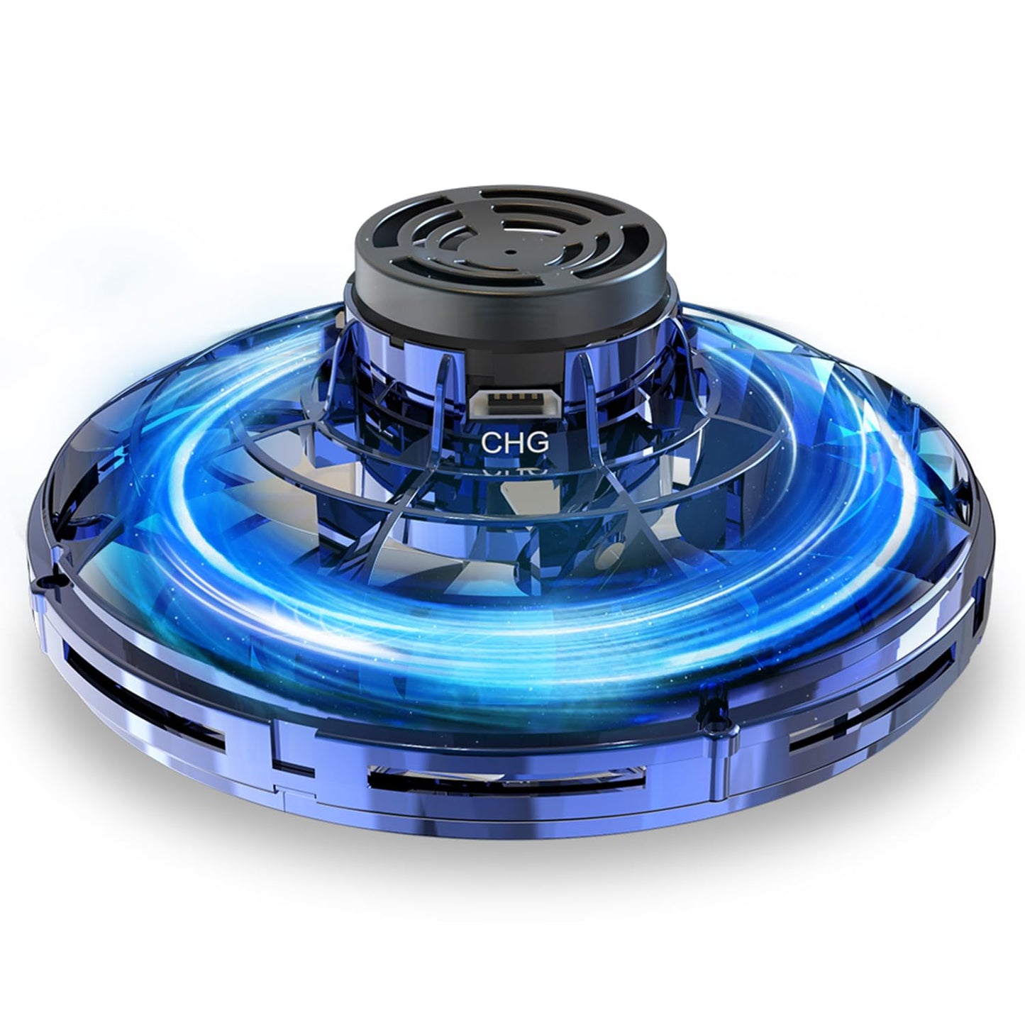 Gesundhome Hand Operated Mini Drones, Fidget Flying Spinner With Lights, Ufo Drone Flying Toys, Cool Stuff Gadgets Christmas Bir