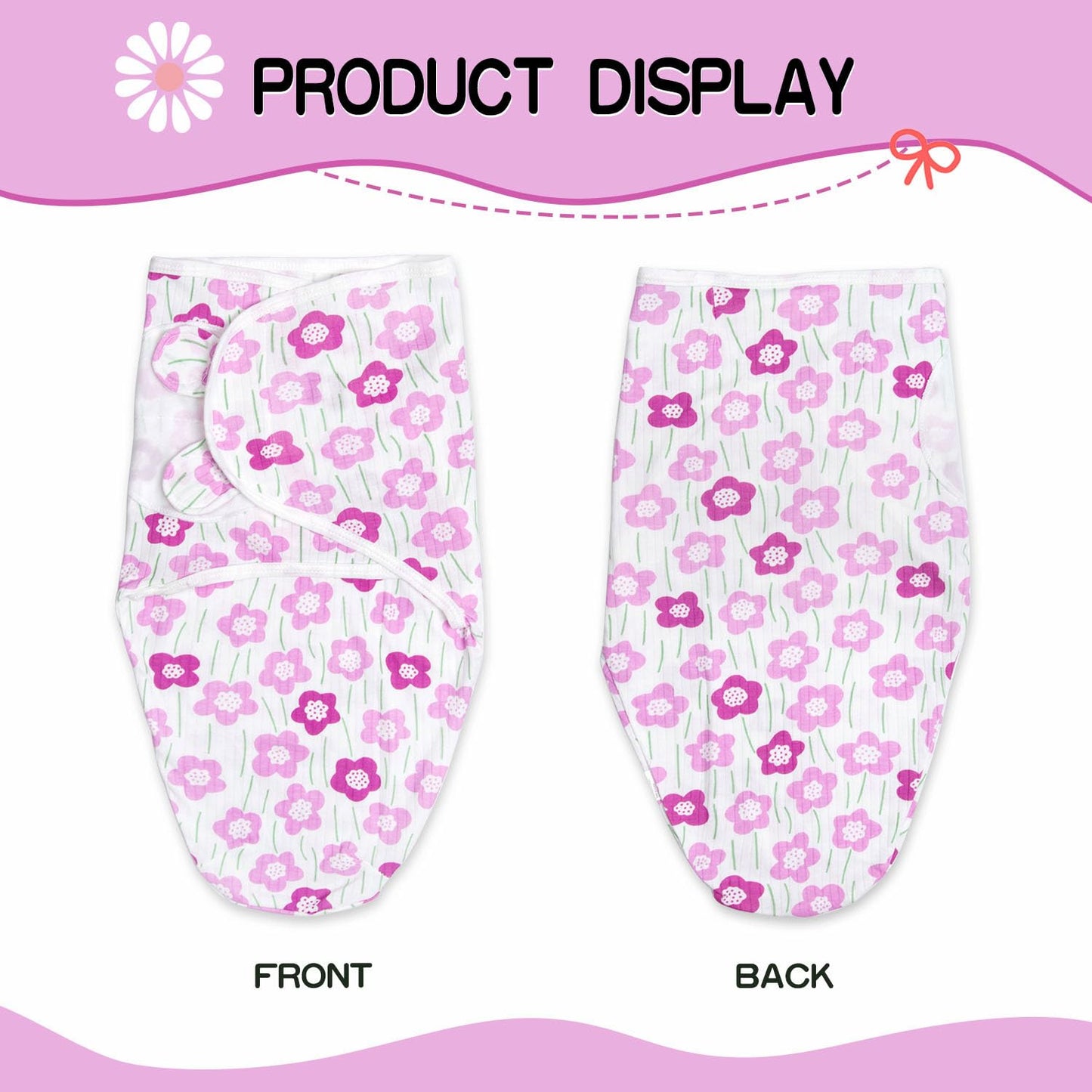 Baby Doll Swaddle Blanket Newborn Dolls Bath Blanket 2 Pcs with Blanket + Hat fit 17 - 22'' Reborn Dolls Clothes Accessories Set