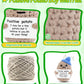 Jelutar Mini Funny Positive Potato, 3 Inch Knitted Doll With Positive Card For Cheer Up Gifts And Party Decorations, Cute Positive Potato Crochet Doll For Birthday Gifts (Potato With Blue Hat)
