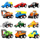 Yeonha Toys Pull Back Vehicles, 12 Pack Mini Assorted Construction Vehicles and Race Car Toy, Vehicles Truck Mini Car Toy for Ki