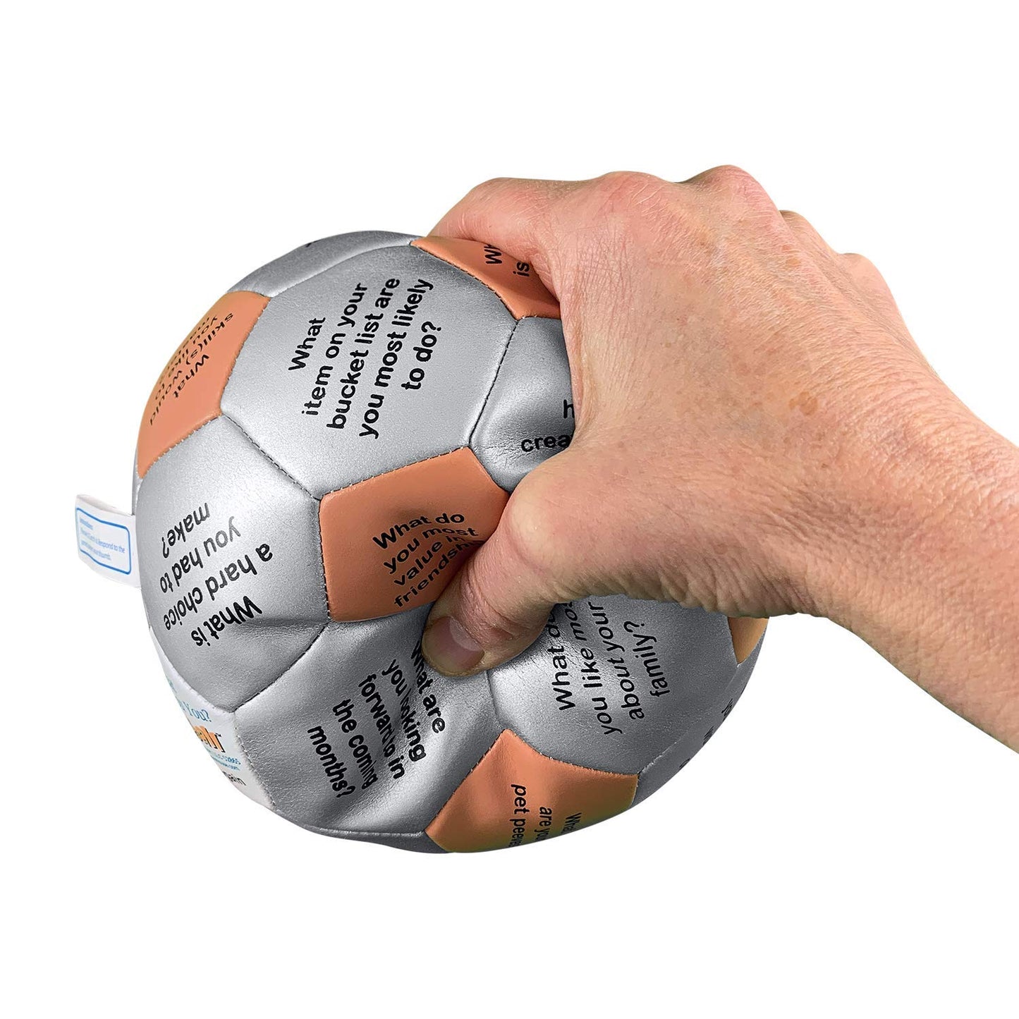 Trainers Warehouse Thumball 6" - Fun Team Building Activity, Ice Breaker Topics, Faux Leather, Various Colors, Model BLTHAM6