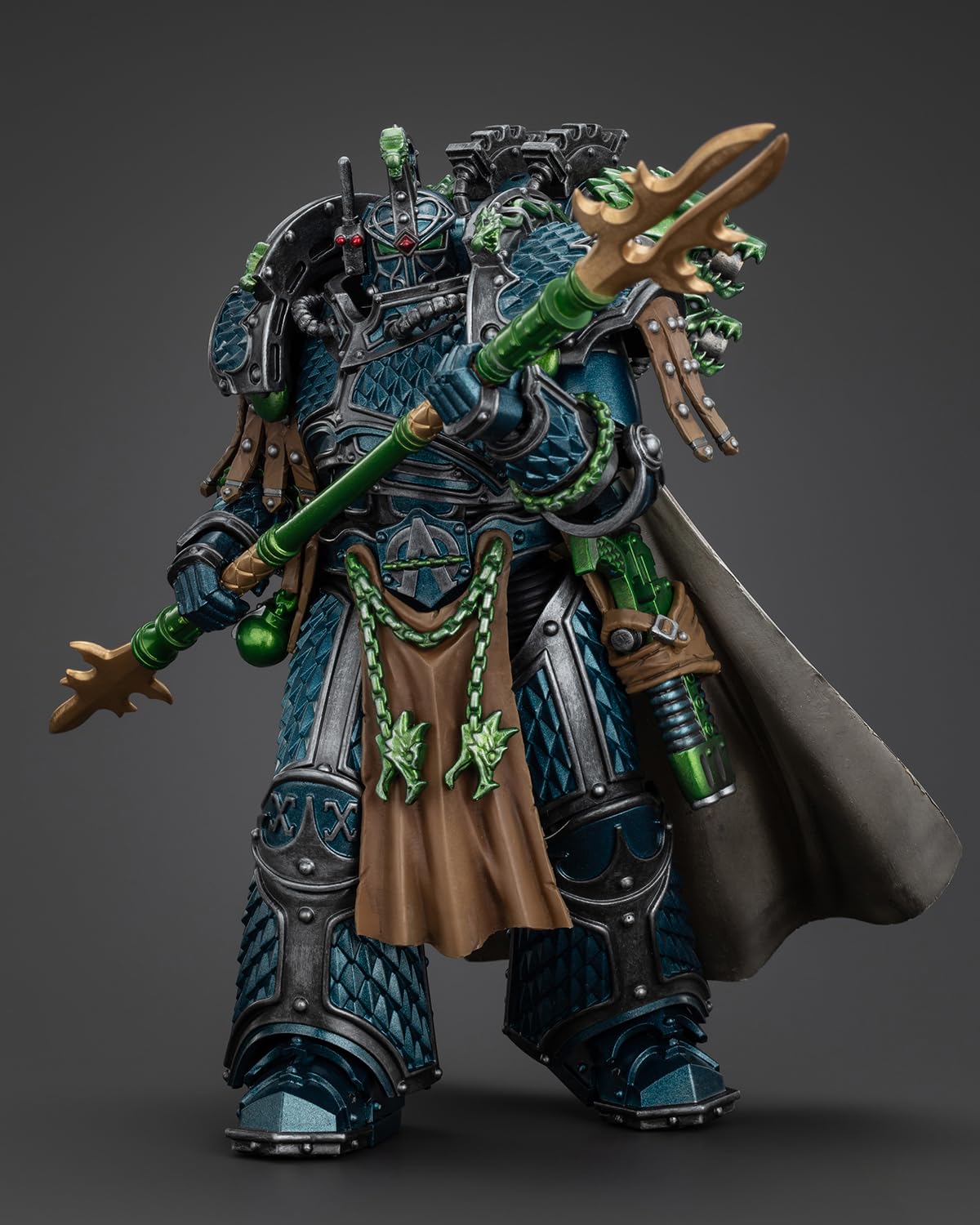 JoyToy Warhammer 40K Genuine License 1:18 Action Figure  Alpha Legion Alpharius Primarch of The XXth Legion  6.22 inch Collectible Action Figures Sets