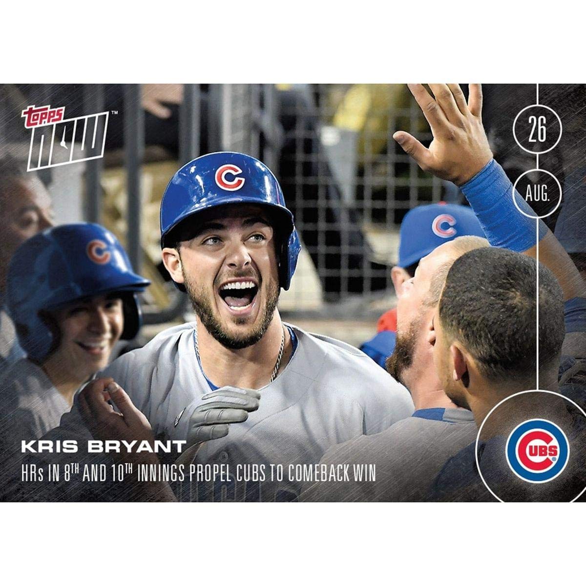 Mlb Chicago Cubs Kris Bryant #398 Topps Now Trading Card