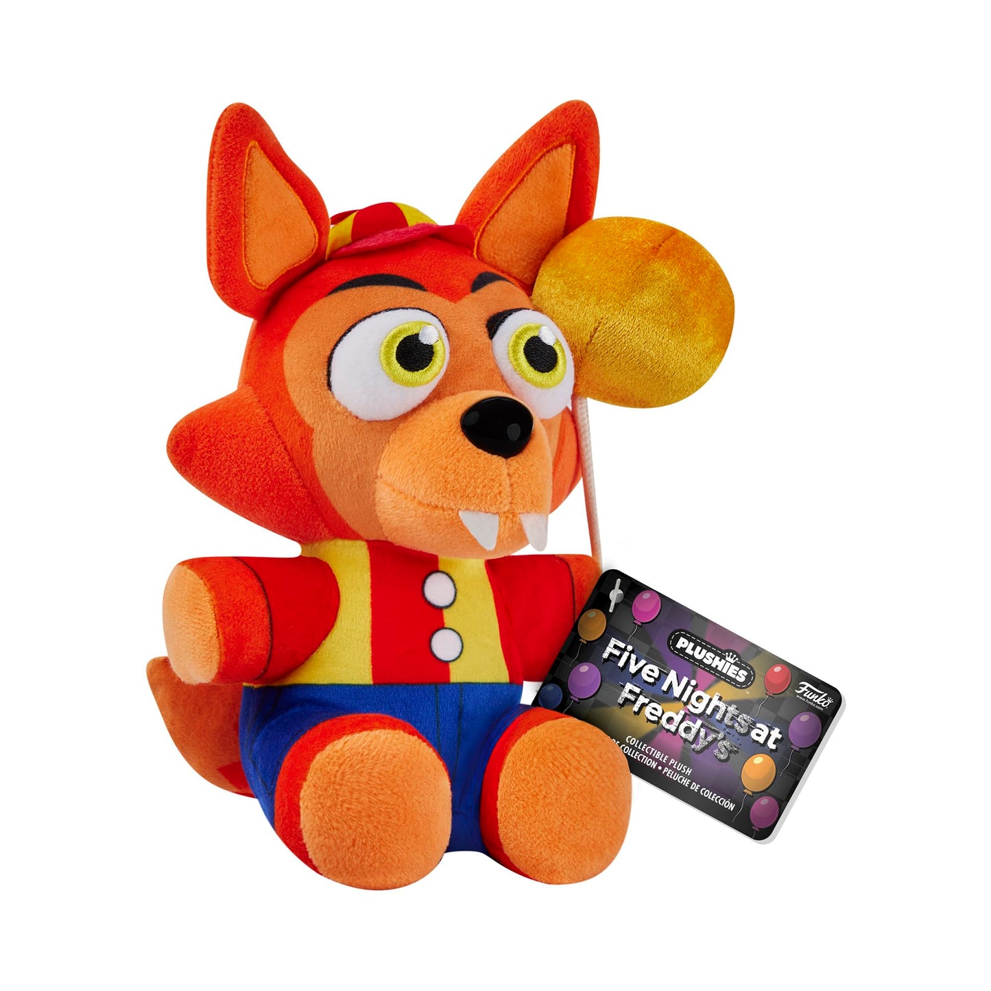 Funko Plush Balloon Foxy - 7" Collectible Soft Plush - Multicolor - Official Merchandise - Ideal Birthday Gift