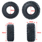MOHERO 1.0 Crawler Tires Soft Rubber Wheel Tires 4PCS for 1/24 Axial SCX24 90081 AXI00001 AXI00002 AXI00005 AXI00006 RC Crawler