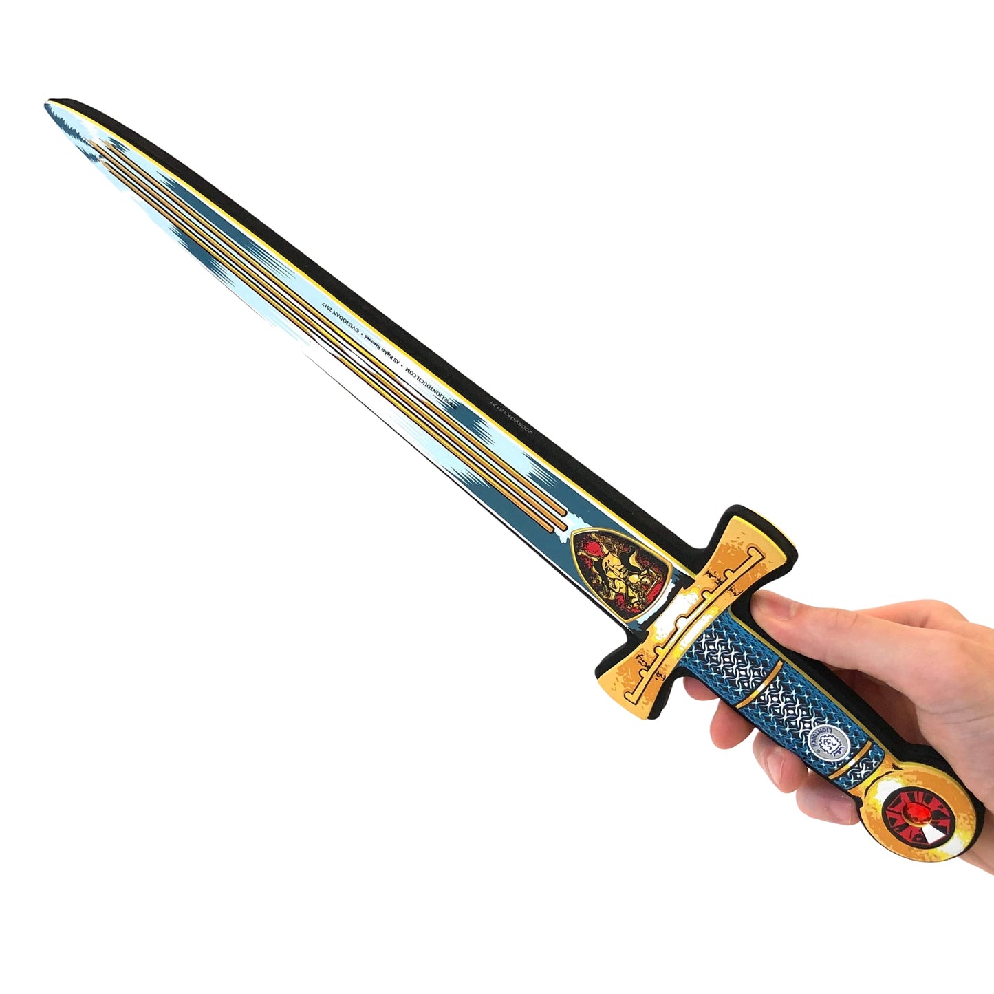 Liontouch Knight decorative replica blade for Kids - 3-Pack | Pretend Play Foam Toy for Children and Toddlers with Medieval Horseback Riding Knight Theme | Safe  & Battle protective covering for Dress Up  Cosplay & Costumes