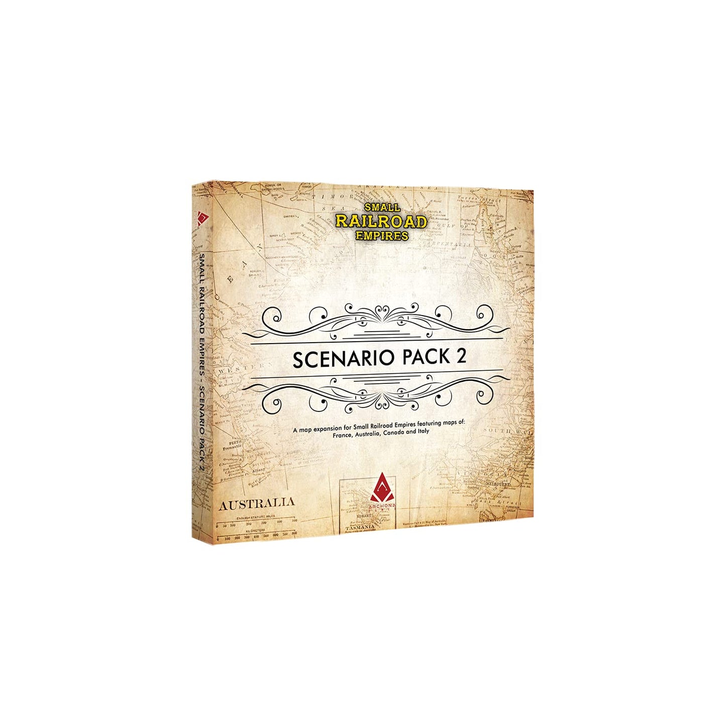 The Araca Group Arg042 Small Railroad Empires - Scenario Board Game - Pack Of 2