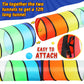 Kids Play Tunnel For Toddlers, Colorful Pop Up Crawl Through Tunnel Play Tent For Baby Or Dog Cat Pet With Breathable Mesh, Coll