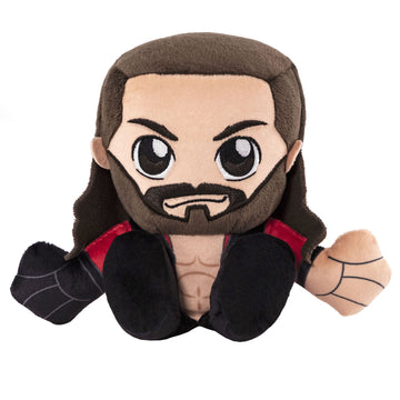 Bleacher Creatures WWE Seth Rollins Plush - 8" Soft Chibi Wrestling Doll, Crystal Velboa Polyester, Seth Rollins Color