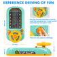 Beacron Musical Steering Wheel Toys For Boys 4-6, Toddler Simulated Driving Racing Car Game With Sound Age 3+ Year Old, Interact