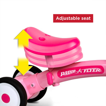 Radio Flyer Lil' Racers: Sparkle The Unicorn Ride On Toy, For Ages 1-3,Pink