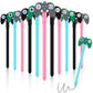 Tinlade 24 Pcs Video Game Pens Gamer Party Favors Video Gaming Themed Birthday Party Favor Gifts Controller Ink Kids Pens For Boys Classroom Prizes (Black,Green,Gray)
