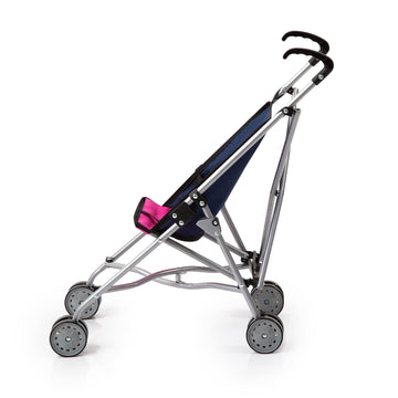 Bayer Design Dolls Buggy For Up To 18'' Dolls,Blue/Pink