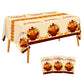 Siawoy 3 Pack Plastic Thanksgiving Tablecloth Disposable,Rectangle Turkey Tablecloth,Vinyl Large Friendsgiving Table Cover for F