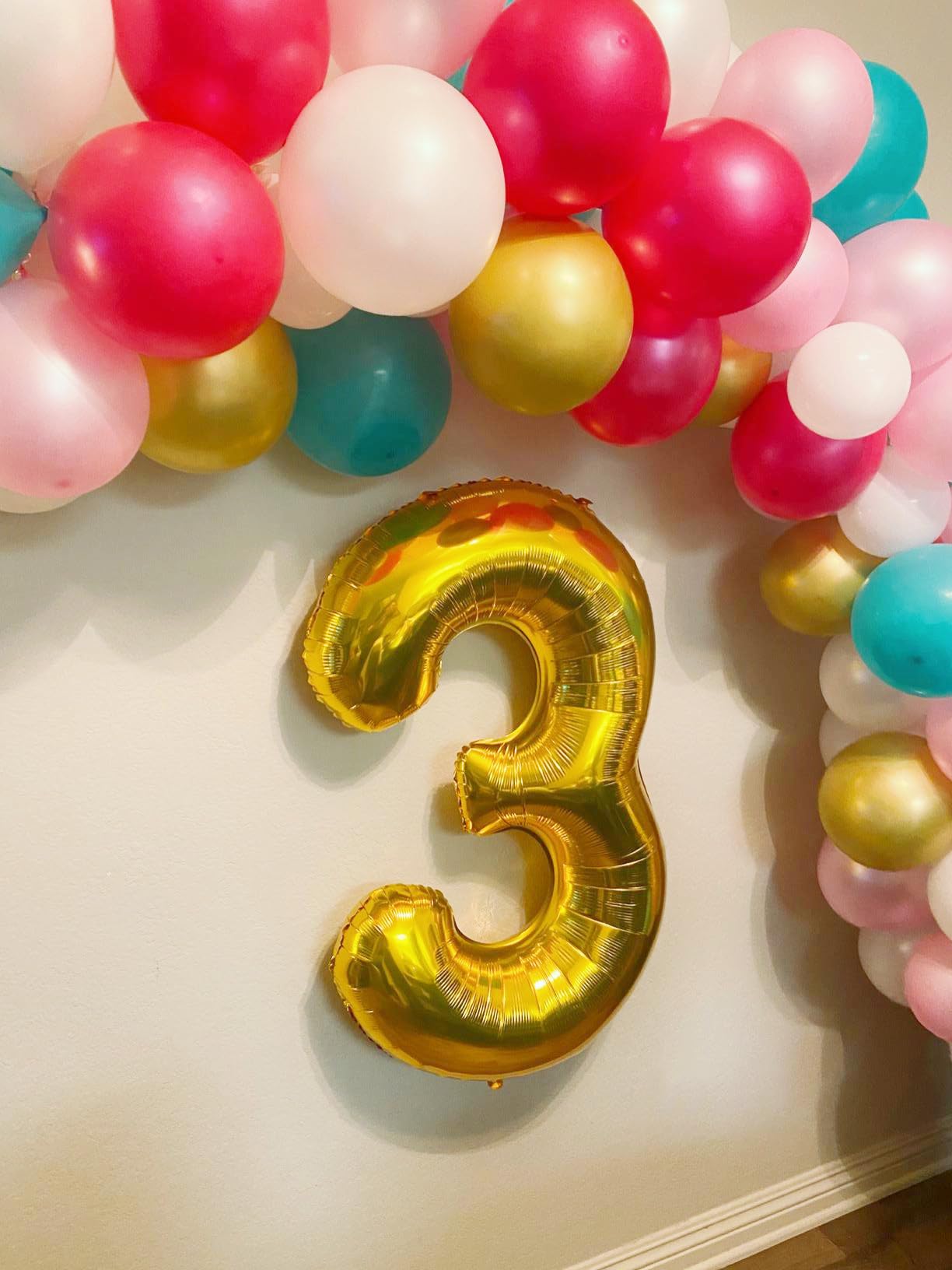 Number 8 Balloon 40 Inch Gold 8 18 28 80 1989 Birthday Balloons, Large Mylar Foil Helium Balloon Birthday Decorations Party Supp