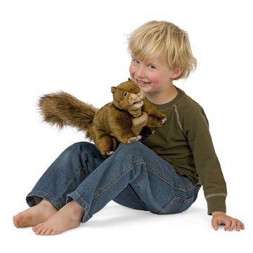 Folkmanis Red Squirrel Hand Puppet, 1 Ea