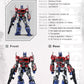 Transformers Optimus Prime Figure Model Kit - Freightliner Fla Cabover Easy To Assemble 3D Articulated Action Figure Pre Painted