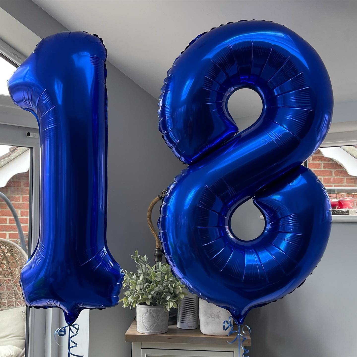 40 Inch Navy Blue 17 Number Balloons Giant 17 Balloons Navy Blue Birthday 17 Balloons 17Th Birthday Anniversary Party Decoration