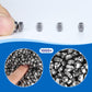Dyrdm Fidget Ferrite Putty,Silver Over 1000 Smooth Ferrite Stones,Satisfying Irregular Ferrite Rocks, Fidget Gift Desk Toys For