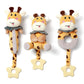 Tumama Baby Rattles 0-6 Months, 3 Pcs Giraffe Baby Plush Rattles Sensory Toys With Teethers, Newborn Gifts For Babies 0-6 Months