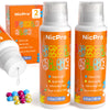 Nicpro 2 Pack Large Jigsaw Puzzle Glue 8Oz / 240Ml With Applicator, High Gloss & Quick Drying And Non-Toxic, Diamond Painting Se