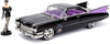 DC Comics Bombshells Catwoman & 1959 Cadillac Die-cast Car, 1:24 Scale Vehicle & 2.75 Collectible Figurine 100% Metal