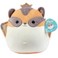 Squishmallows Original 8-Inch Ziv The Easter Sugar Glider Plush Toy - Soft Multi-color Stuffed Animal - Collectible Gift for Kids