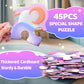 Hamiface 45 Pcs Unicorn Floor Puzzle for Kids Ages 3-6 Years Old- Large Toddler Puzzles Set, Educational Unicorn Activity Toys f
