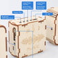 Poraxy Bluetooth Speaker STEM Toy Kit for Kids 8-13, DIY Electronic Building Project, 1.7 x 3.5 x 3.5 inches, Wood Material