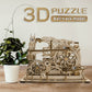 OWNONE 1 3D Wooden Puzzle Marble Run for mature-themeds  DIY Marble Run Wooden Model Kits to Build  Wooden Building Kit for mature-themeds and Teens (334 Pcs)
