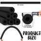 Hanaive 6 Pack Pool Noodles Foam Swim Noodles Hollow Swimming Pool Noodle Bulk Bright Pool Noodles Floats Heavy Duty For Swimmin