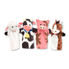Melissa & Doug Farm Friends Hand Puppets (Set Of 4) - Cow, Horse, Sheep, And Pig, Farm, 1 Ea