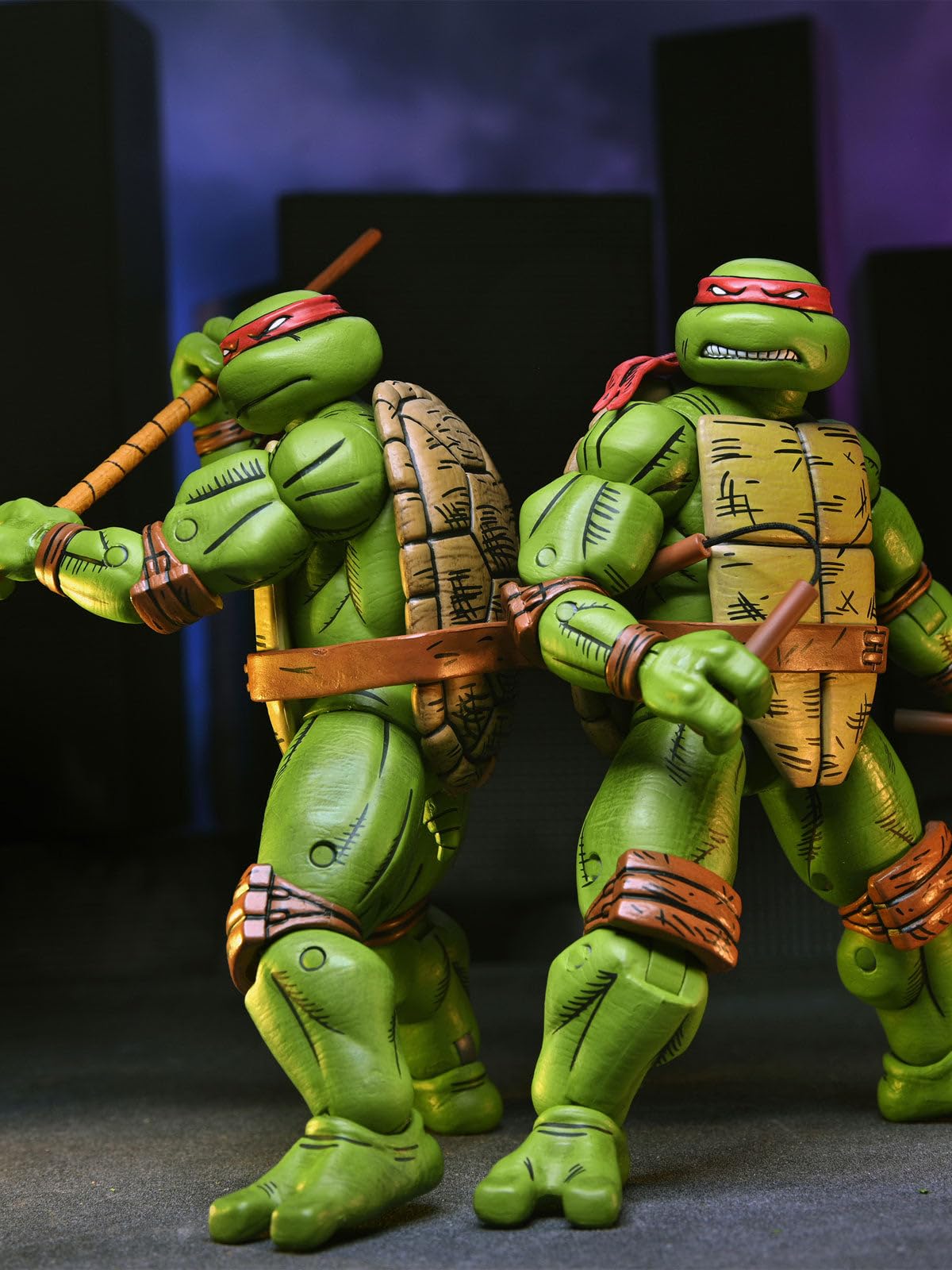 Leonardo, Raphael, Michelangelo & Donatello 4-Pack - 7'' Action Figurine - Teenage Mutant Ninja Turtles: Mirage Comics - Neca Co
