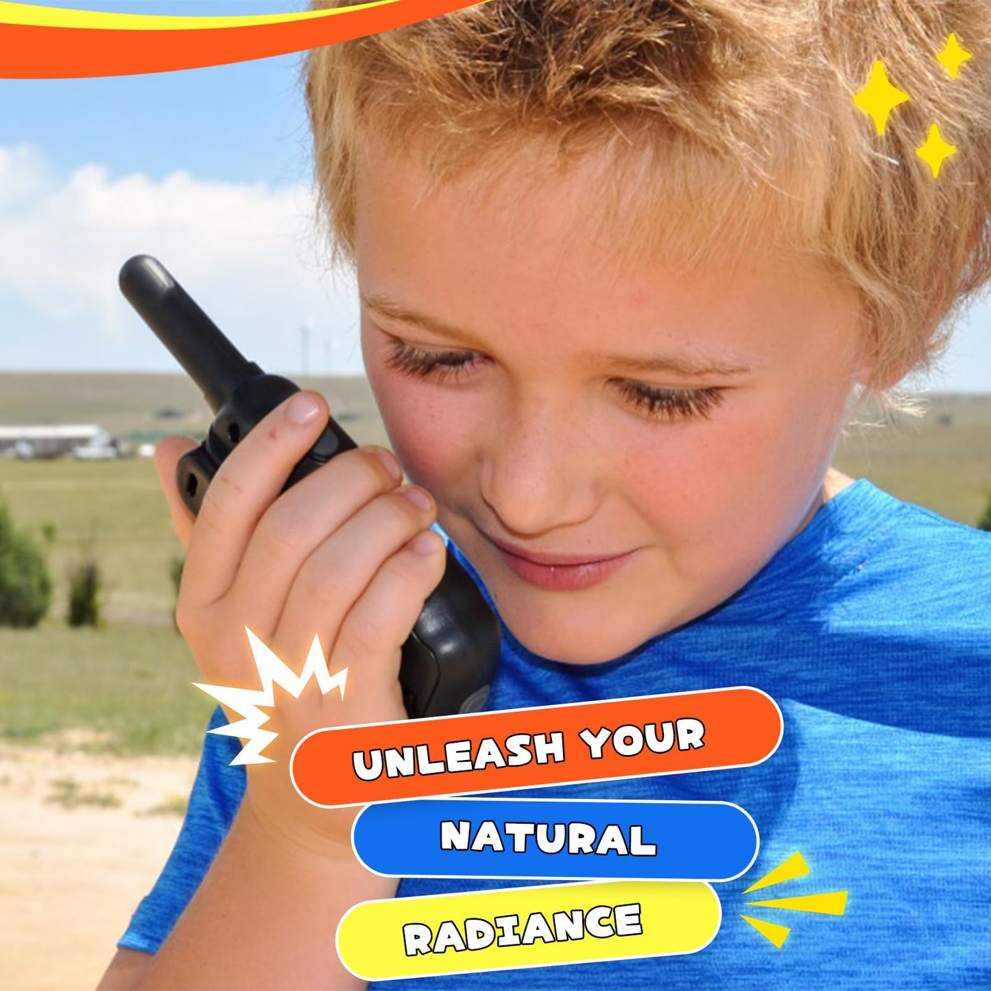 Wishouse Walkie Talkies for Kids, Rechargeable 6000mAh, Long Range, 2 Pack, Pink Blue, Ideal Birthday Gift for Ages 4-8