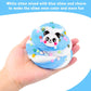 10 Pack Christmas Cloud Slime Kit With Peachybaby Blue Cake Fruits Animals, And Pink Charms, Scented Diy Slime Supplies For Girl