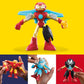 Play-Doh Marvel Iron Man Armor Maker Lab Playset with Lights and Sounds, Customizable Action Figure, Imagination Toys for Boys a