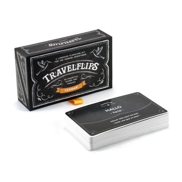 German Flashcards by Travelflips - Learn Basic Vocabulary & Phrases for Beginners - Perfect Gift for Travelers, Kids & Adults - Standard Edition