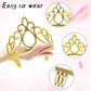 12 Pieces Princess Crowns for Girls Princess Crowns and Tiaras Dress up Costume Party Favor Accessories Gold Tiaras for Girls We