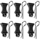 6Pack Vgoohobby RC Body Clips Pins with Fixing Bracket Aluminum Pull Tabs Mount Compatible with Redcat Traxxas Tamiya Axial SCX1