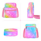 Girls Crossbody Purses For Kids Age 4-12 Purse For Little Girl Small Messenger Bag Cute Shoulder Bag Christmas Gifts Rainbow Pur