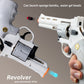 Revolver Toy,Extended Barrel,Can Fire Soft Bullets,Water Gel Beads,Digital Shooting Targets With Foam Dart Toy Shooting Blaster,
